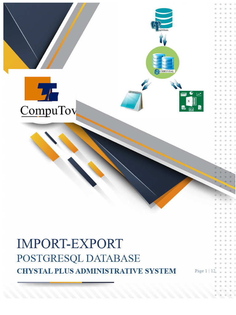 Chrystal - Database - Export and Import | PDF | Comma Separated Values ...