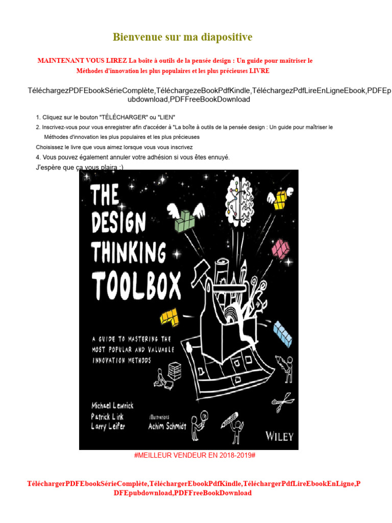 Guide pratique du Design Thinking | PDF | Kindle d'Amazon | Design thinking