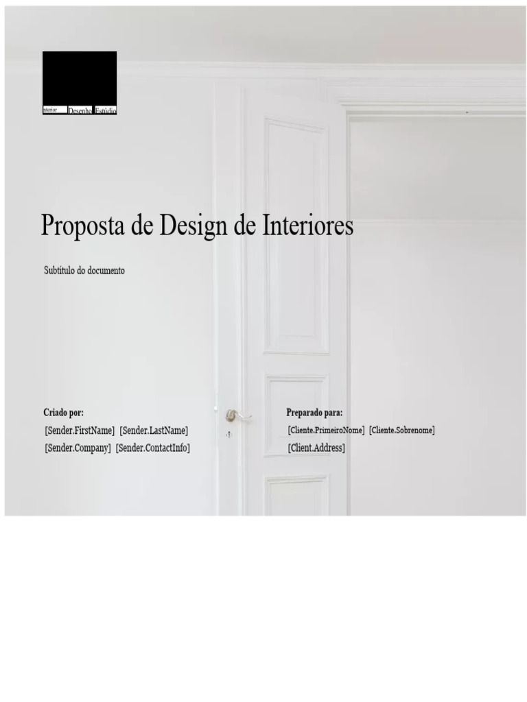 Proposta de Design de Interiores Personalizado | PDF