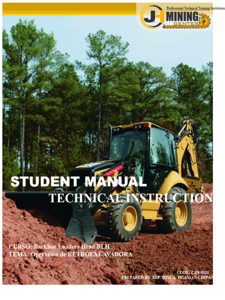 Backhoe Loader Operation Manual | PDF | Loader (Equipment ...