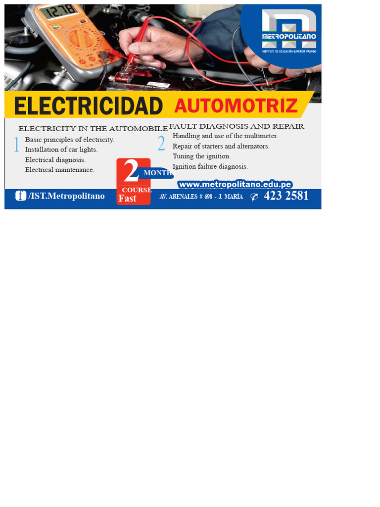 Automotive Electrical Diagnosis Course | PDF