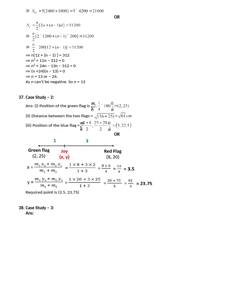 Maths Sample Paper 2025 - Qp & Ms-pages-2 | PDF | Circle ...