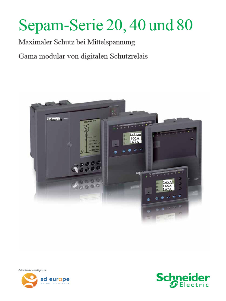 Schneider - Relais SEPAM 20 | PDF