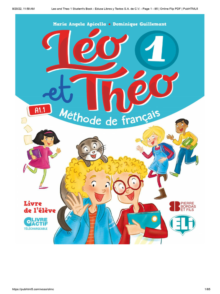 Leo and Theo 1 Student Book - Educa Books and Texts S.A. de C.V. - Page ...