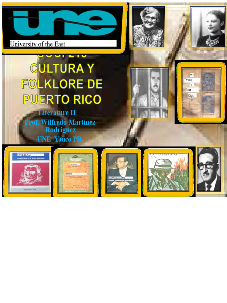 Puerto Rican Literature in the 20th Century | PDF | Poetry | Puerto Rico