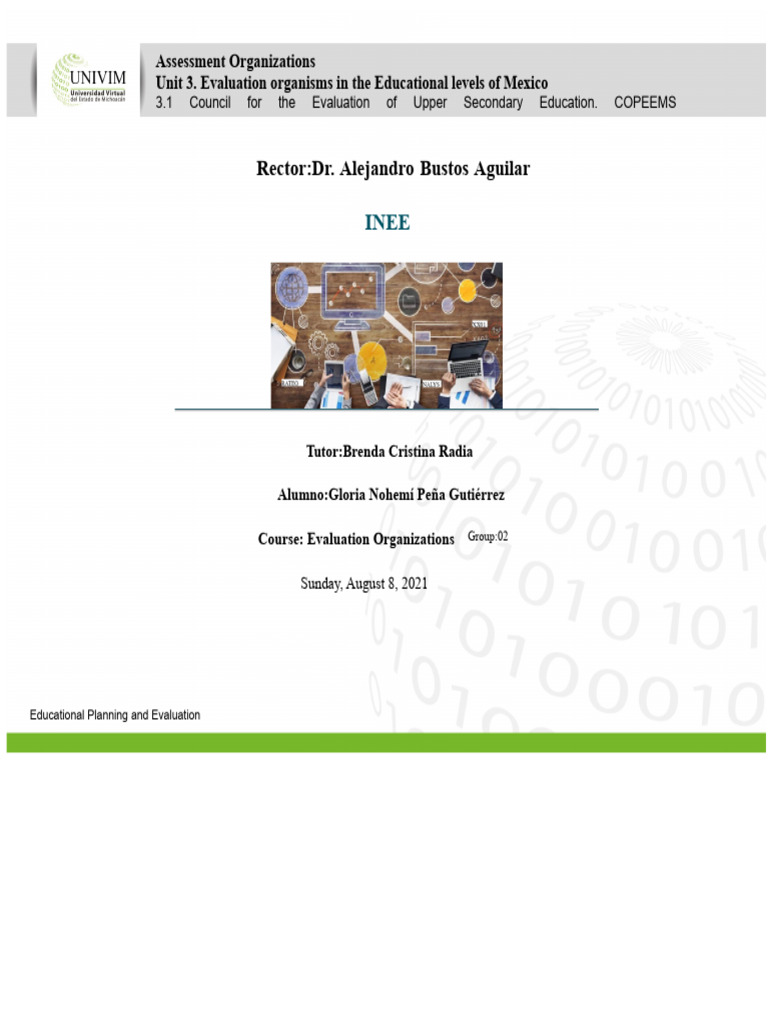 3.1_COPEEMS_GNPG.ODE | PDF | Evaluation | Bachelor's Degree