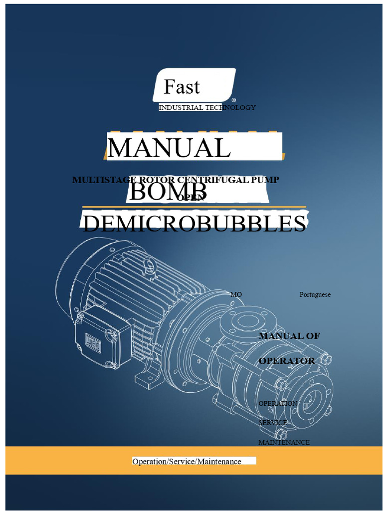 Multistage Rotor Centrifugal Pump Manual | PDF | Pump | Waste Management