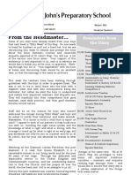 Preparatory Newsletter No 6 2012