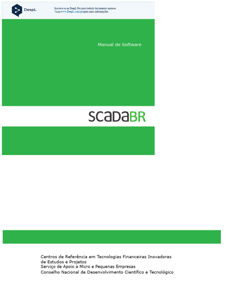 Manual do ScadaBR: Instalação e Operação | PDF | Scada | Protocolo de ...