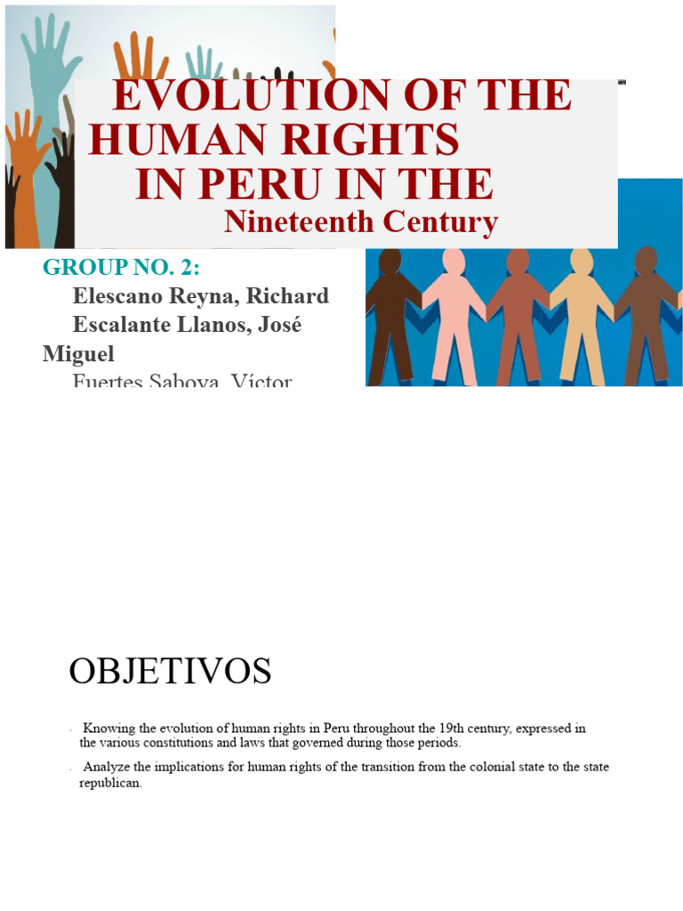 Human Rights Evolution in 19th Century Peru | PDF | Spanish ...