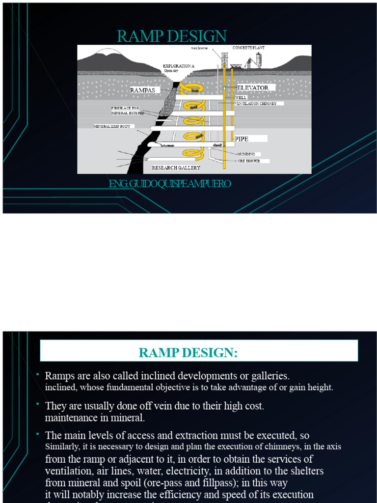 Ramp Design Guidelines for Mining | PDF | Curvature | Mining