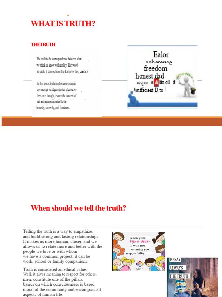 The Importance of Truth in Relationships | PDF