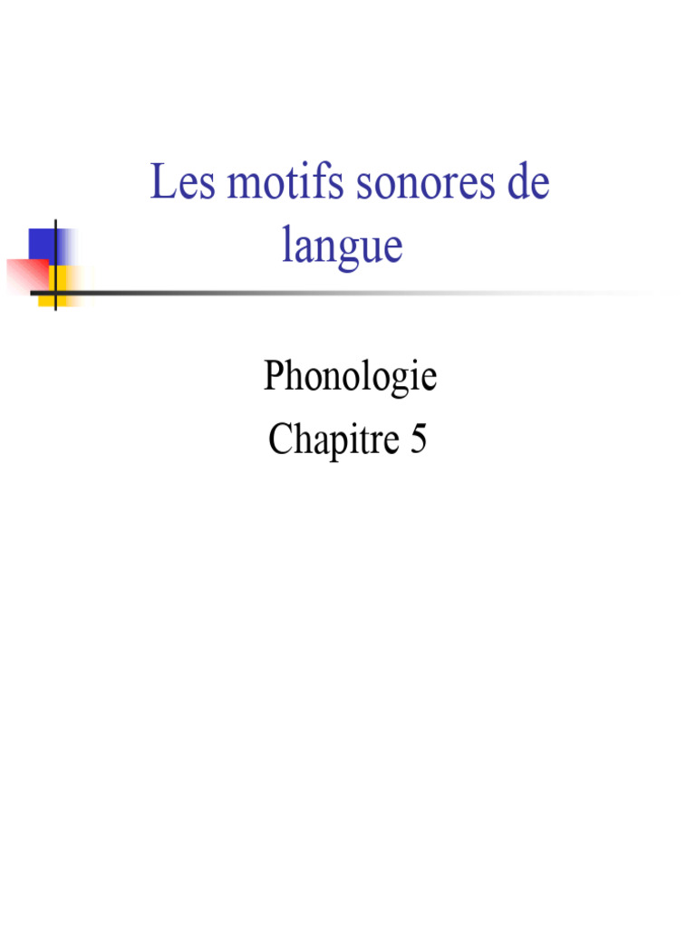 Introduction à la phonologie et phonèmes | PDF | Syllabe | Phonologie