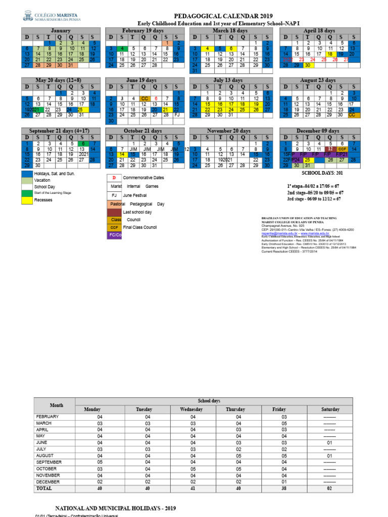 Marist School Calendar   Liturgical Calendar
