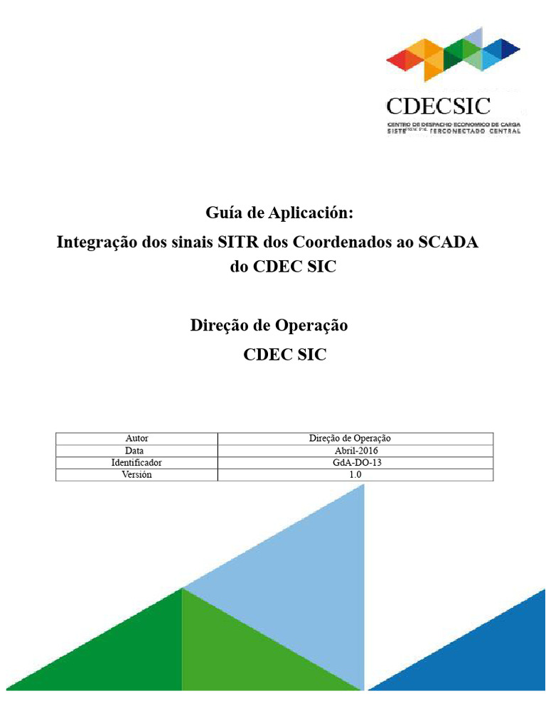 Integração de Sinais SITR ao SCADA | PDF | Scada | Tecnologia da ...