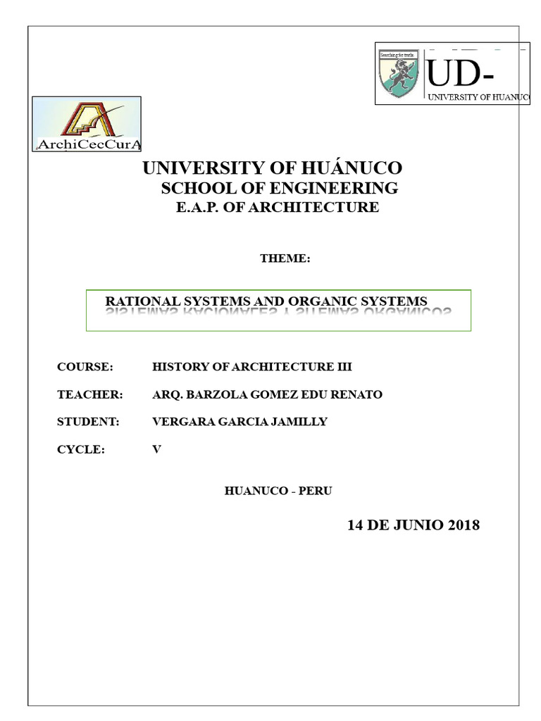Rational vs. Organic Architecture Systems | PDF | Minimalism