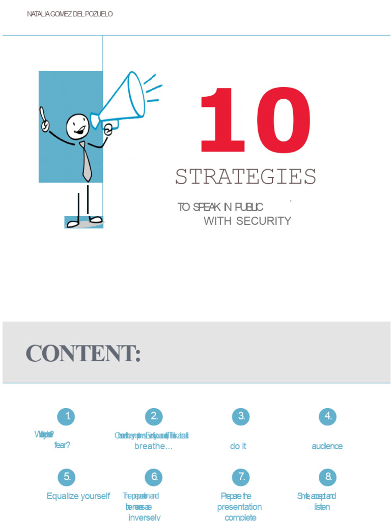 Overcome Public Speaking Fear: 10 Tips | PDF