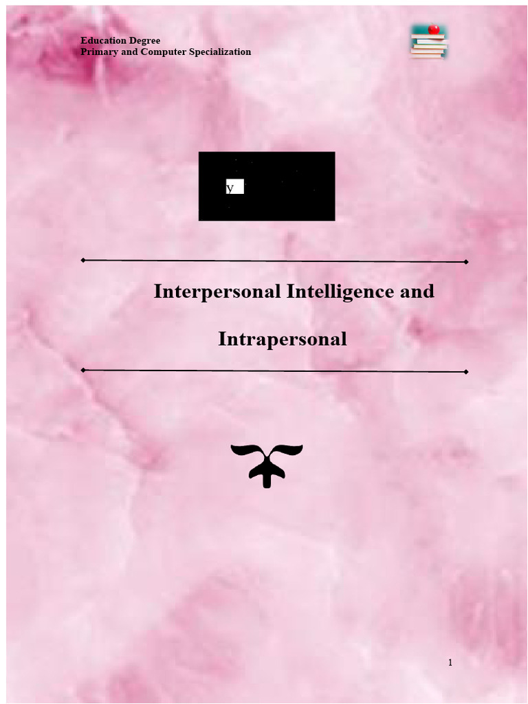 INTRAPERSONAL INTERPERSONAL.pdf | PDF | Intelligence | Empathy