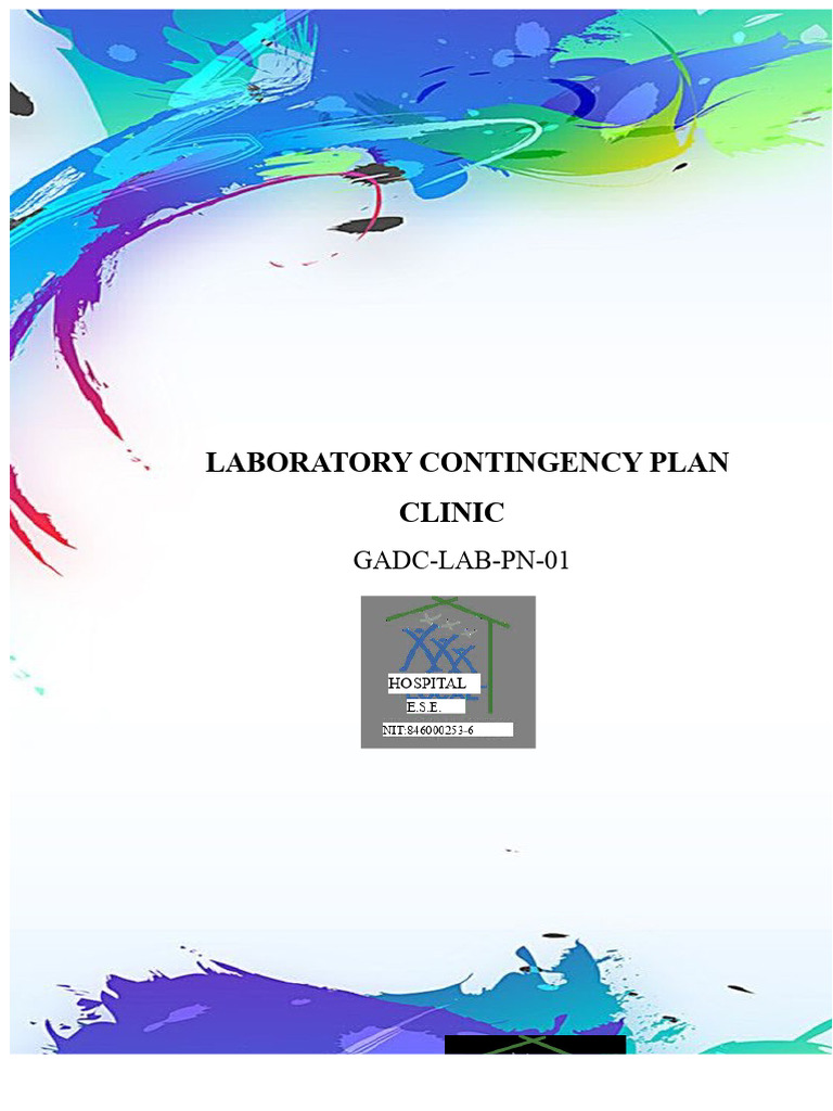 Clinical Laboratory Contingency Plan | PDF | Laboratories | Refrigerator