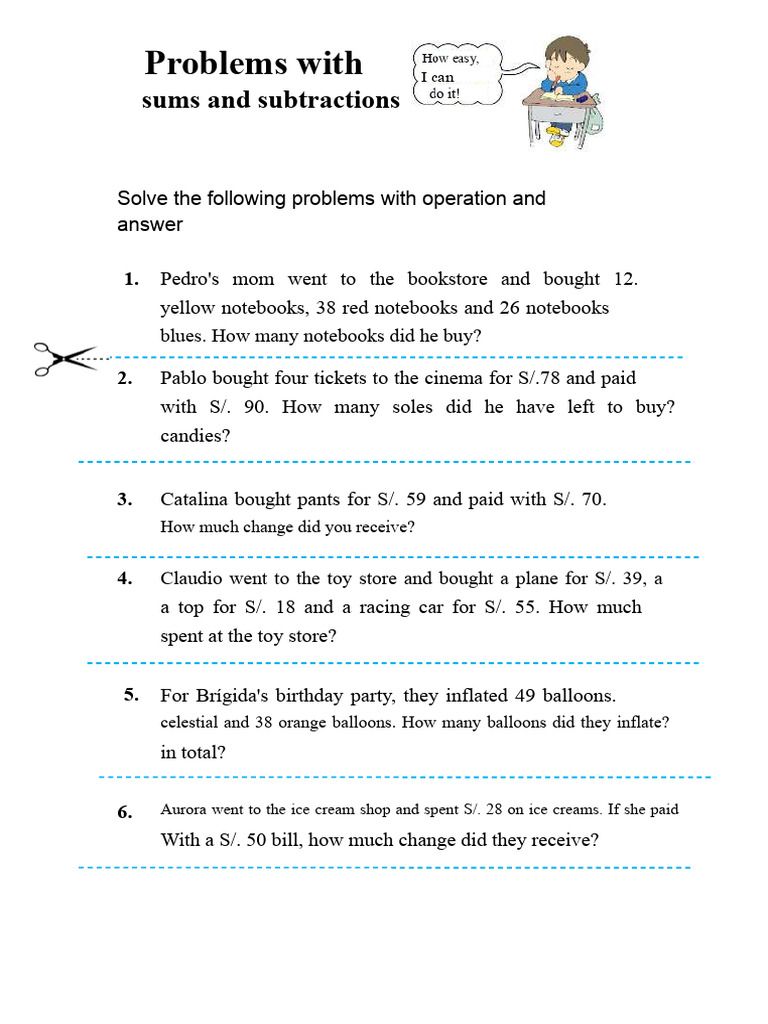 Problems With Addition and Subtraction | PDF