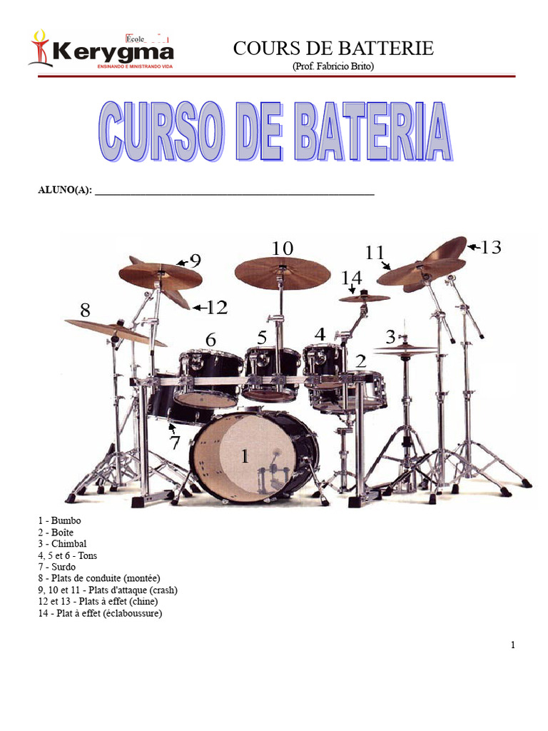 Guide Complet du Cours de Batterie | PDF | Batterie | Tambour