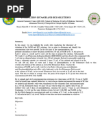 0.1N HCl and NaOH Solution Preparation | PDF | Sodium Hydroxide | Titration