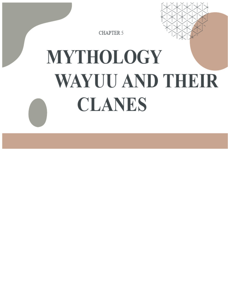 Wayuu Clan Mythology and Totemism | PDF