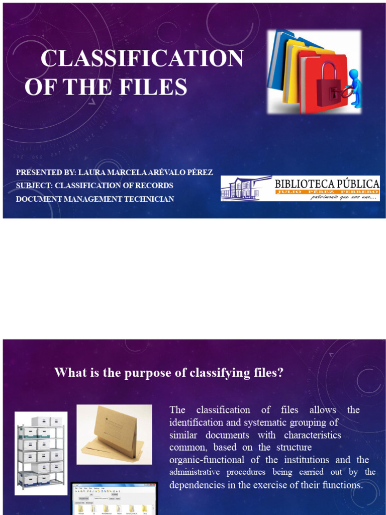 File Classification Techniques Explained | PDF