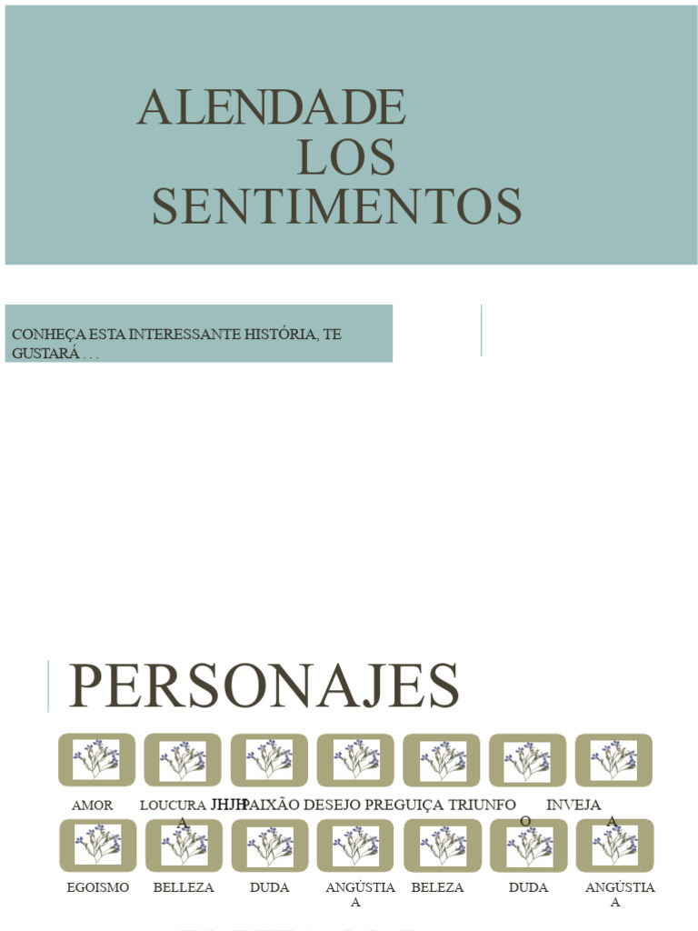 A Lenda dos Sentimentos Humanos | PDF