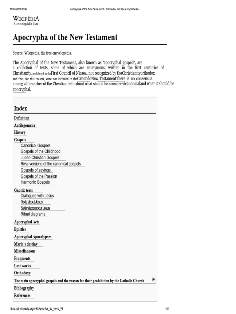 Understanding New Testament Apocrypha | PDF | New Testament | Biblical ...