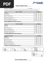 WAIS-IV Digit Span Subtest Guide | PDF | Psychological Concepts ...
