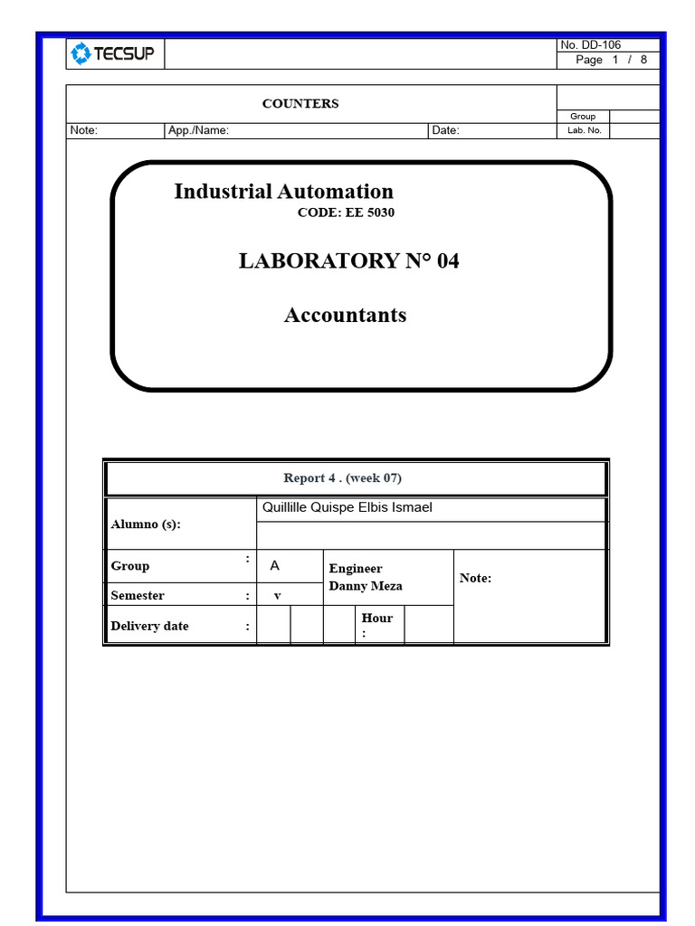 Lab 04 - Virtual Counters | PDF | Programmable Logic Controller ...