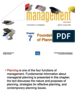 Foundations of Planning: Stephen P. Robbins Mary Coulter