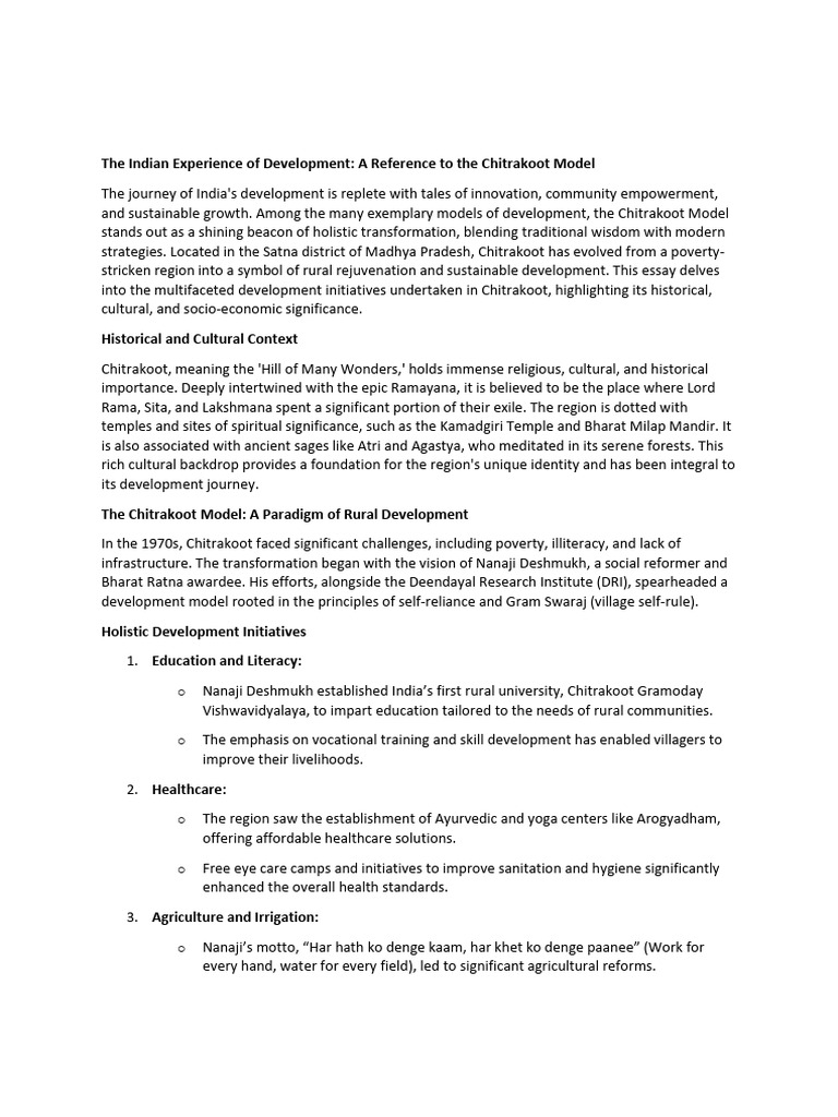 The Indian Experience of Development | PDF | Sustainability | Governance