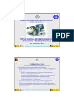 Presentacion Portal Web Regional de Inserción Laboral para Centroamerica y República Dominicana. Agosto 2008