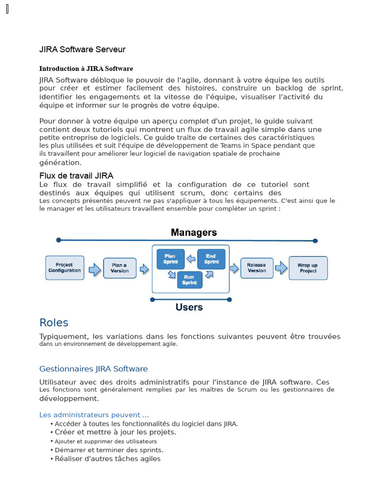 Guide de démarrage JIRA Software Agile | PDF | Scrum (développement ...