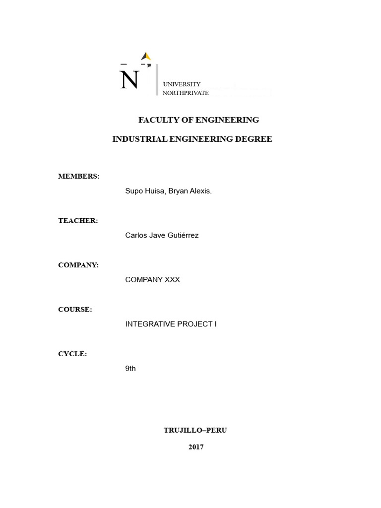 Industrial Engineering Research Project | PDF | Methodology | Lighting