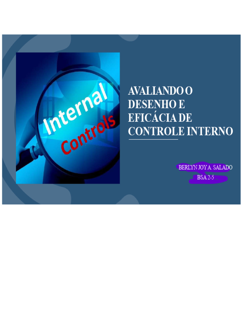 Eficácia da Auditoria Interna e Controle | PDF | Amostragem ...