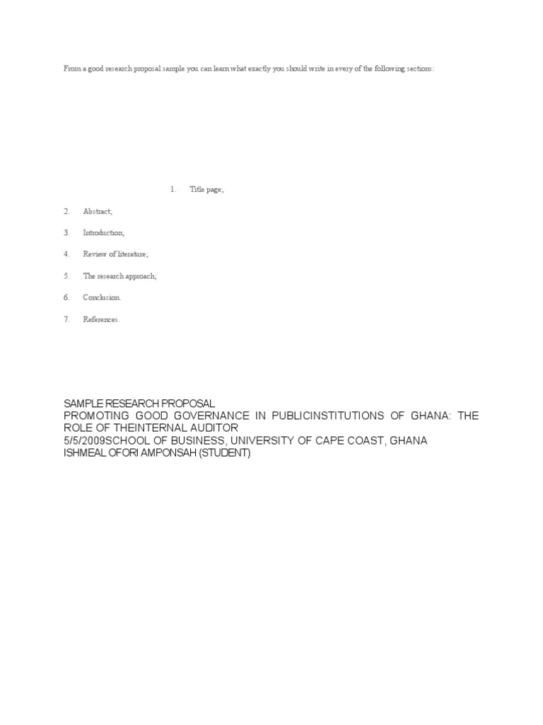 Audit research proposal picture