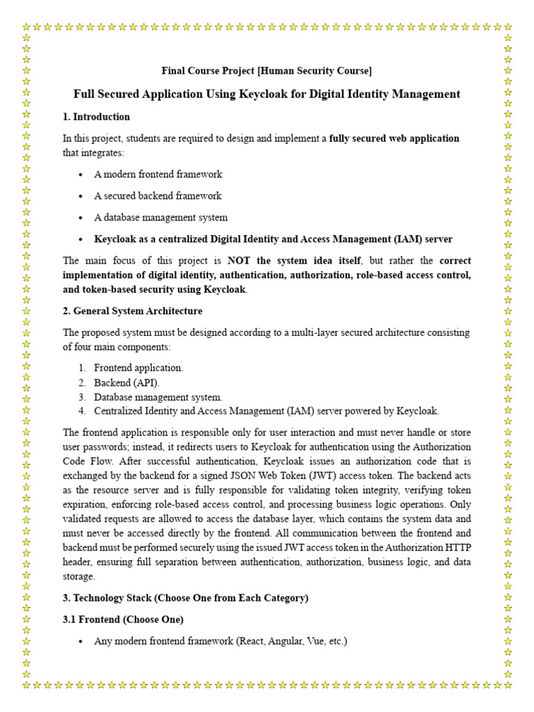 Human Security Course - Final Project | PDF | Information Technology ...