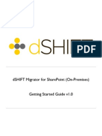 Dshift Migrator For Sharepoint (On-Premises)