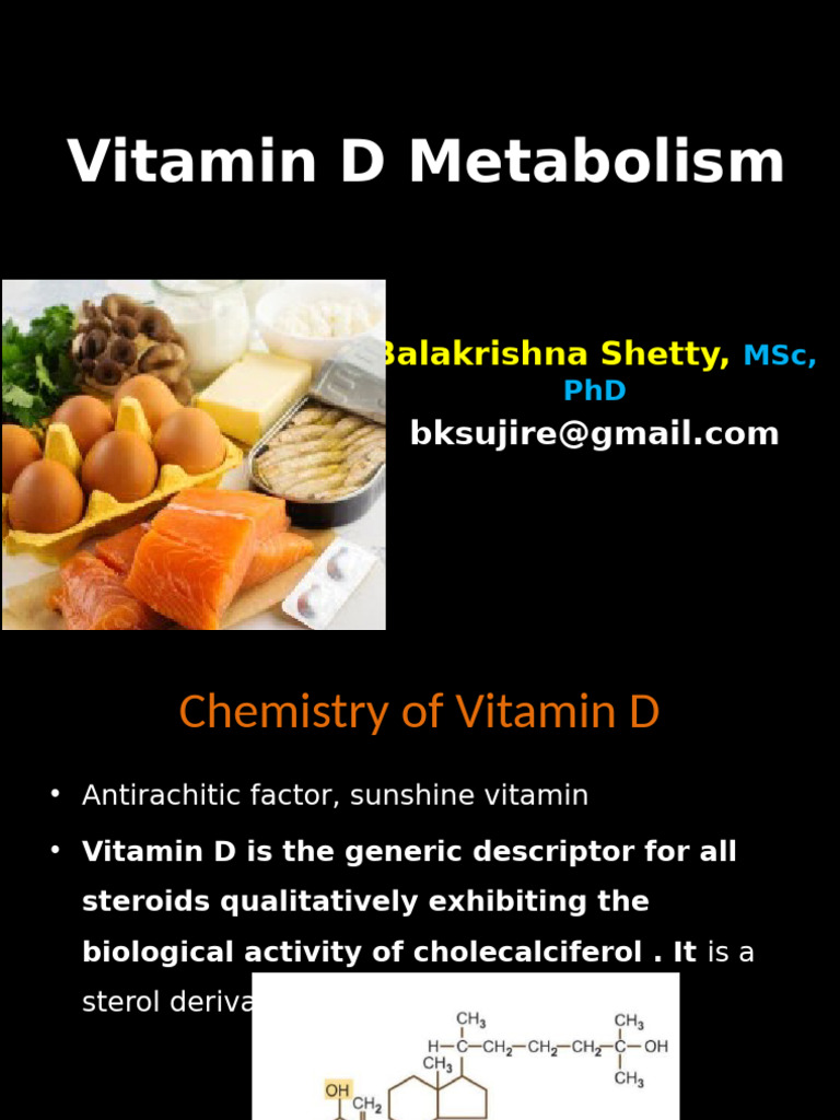 Vitamin D Metabolism and Functions | PDF | Vitamin D