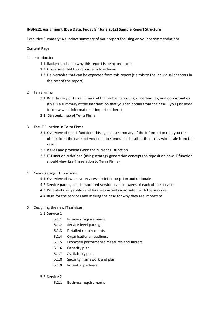 IT Strategy Report for Terra Firma | PDF | It Service Management ...
