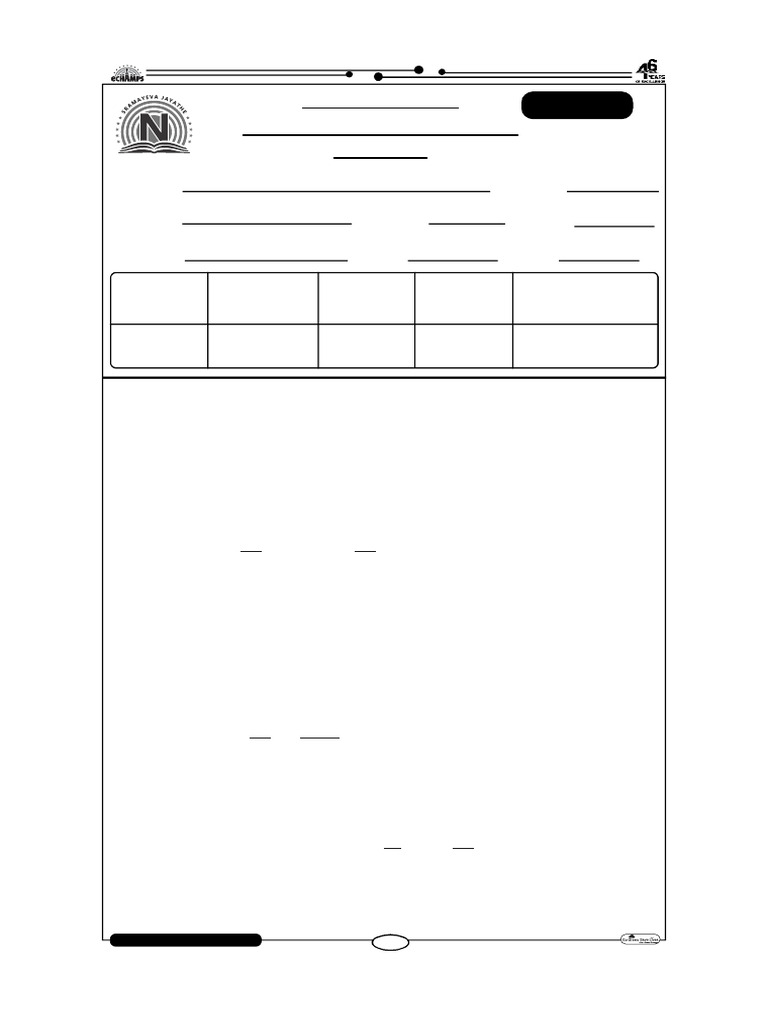 Mathematics Revision Worksheet for CBSE | PDF | Mathematics | Division ...