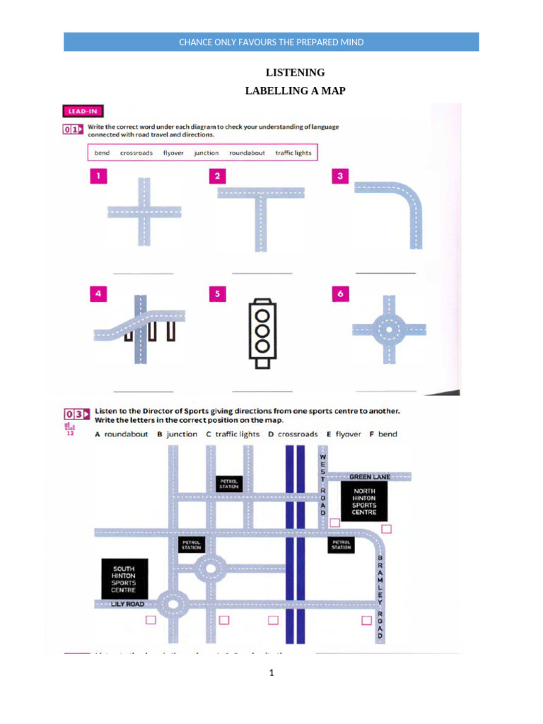 IELTS Listening Practice: Map Labeling | PDF | Transport | Public Transport