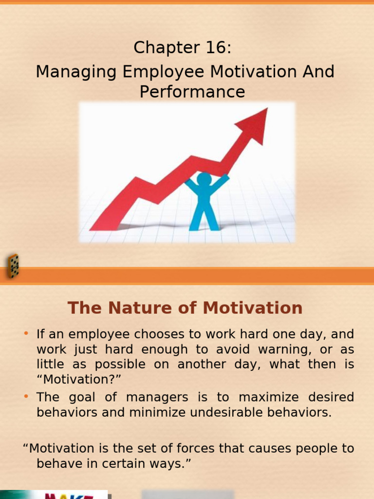 Chapter 16 | PDF | Motivation | Motivational