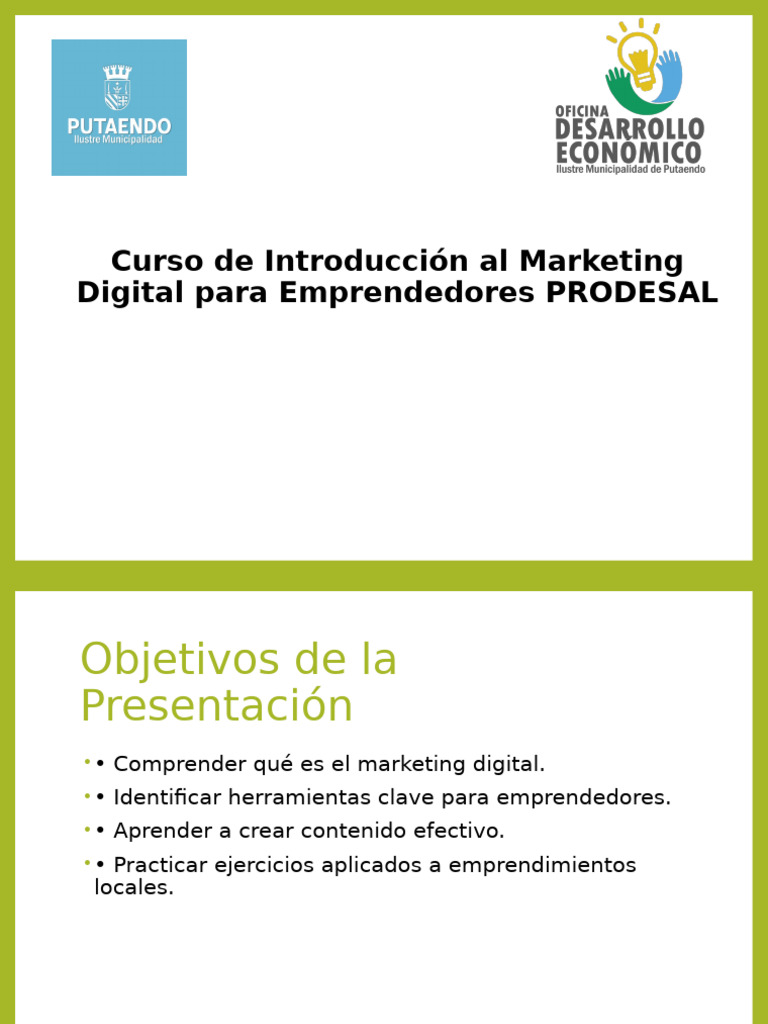 Marketing Digital para Emprendedores | PDF | Marketing | Publicidad digital