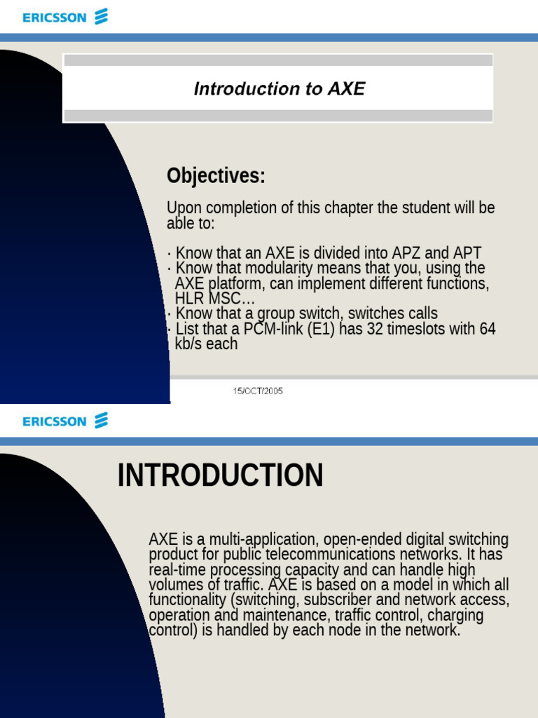 AXE System Architecture Overview | PDF | Computer Science | Digital ...