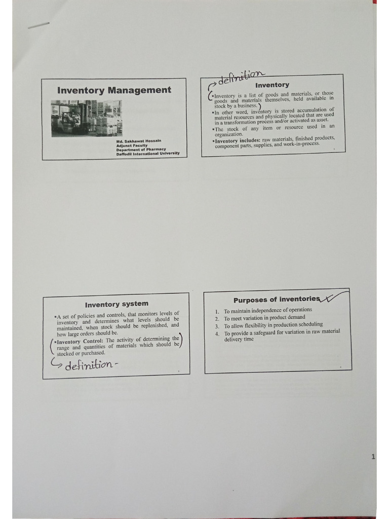 Inventory Management | PDF