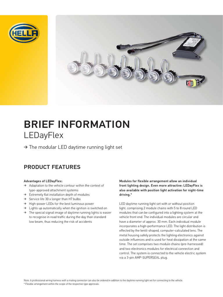 1079 Bi Ledayflex Drl Hella En | PDF | Electrical Connector ...